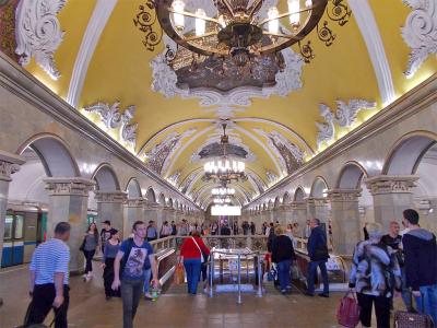 Moskauer Metro - die schöne U-Bahnstationen © Dieter Sager