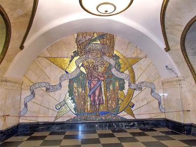 Moskauer Metro - die schöne U-Bahnstationen © Dieter Sager